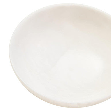 White Marble Serving Bowl