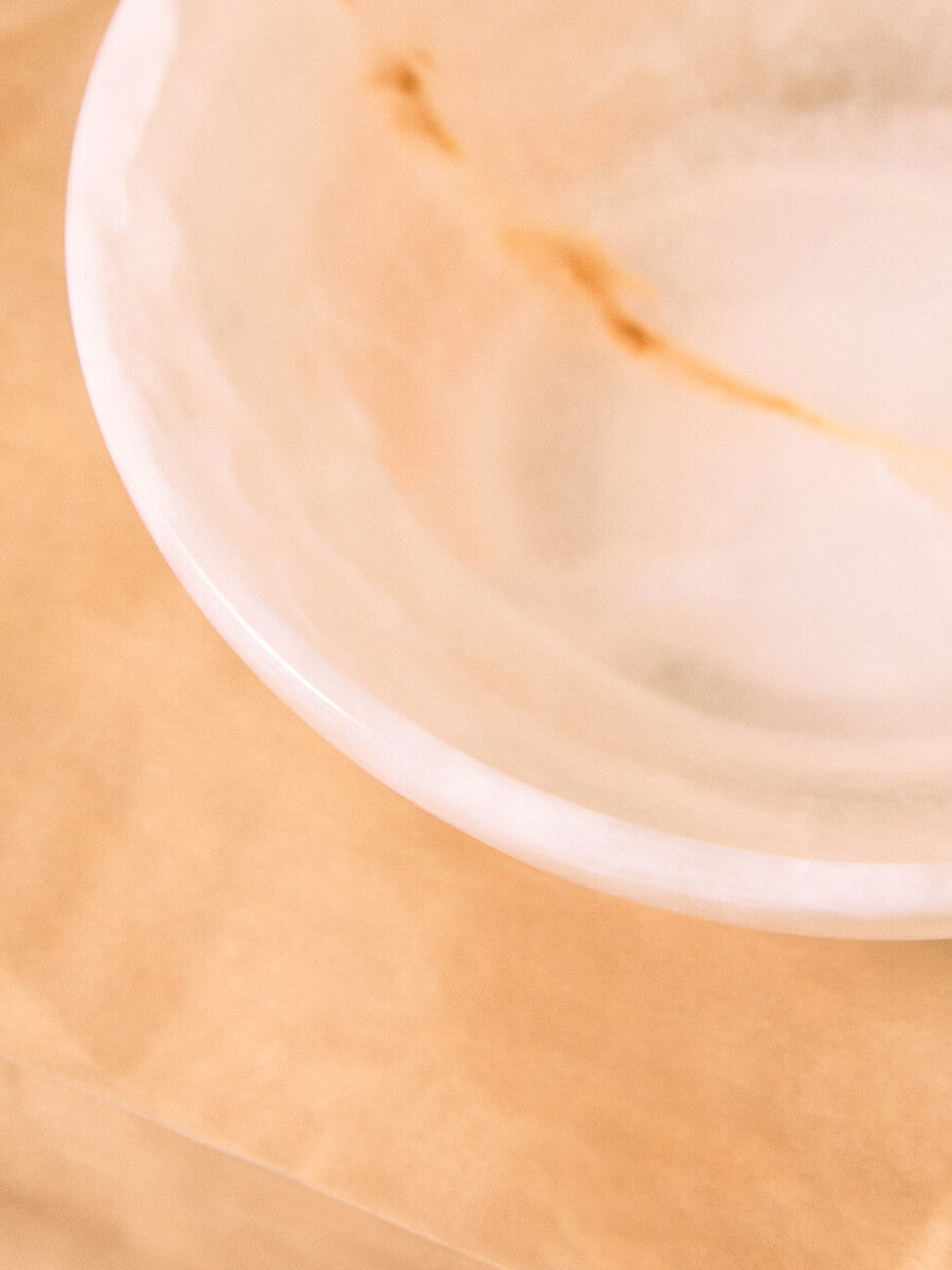 Onyx Marble Serving Bowl