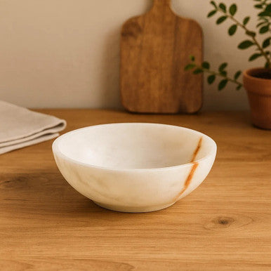 Onyx Marble Serving Bowl