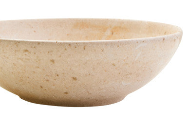 Cream Marble Serving Bowl