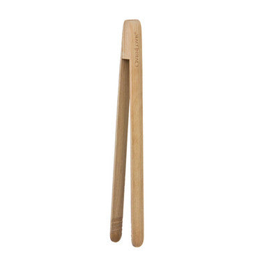 Beechwood Tongs with Spring Back Action