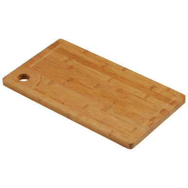 Natural Bamboo Rectangular Chopping and Serving Board with Hanging Hole
