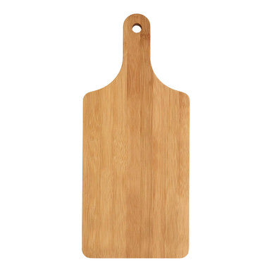 Natural Bamboo Medium Paddle Chopping and Serving Board
