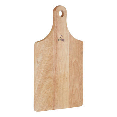 Large Rubberwood Paddle Chopping and Serving Board
