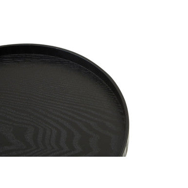 Medium Black Fir Wood Serving Tray