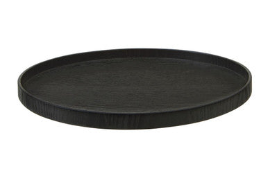 Large Black Fir Wood Serving Tray