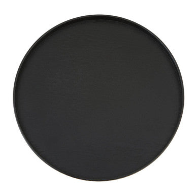 Large Black Fir Wood Serving Tray