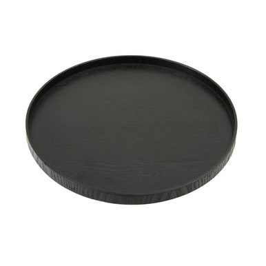 Large Black Fir Wood Serving Tray