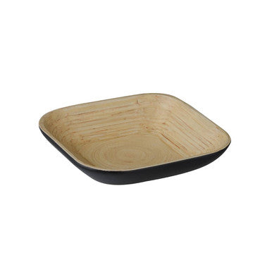 Matt Black Spun Bamboo Small Bowl
