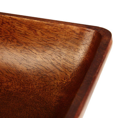 Acacia Wood Large Square Serving Bowl
