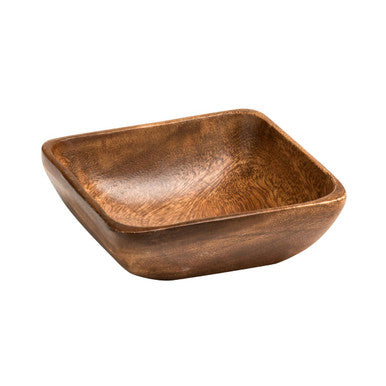 Acacia Wood Small Square Serving Bowl