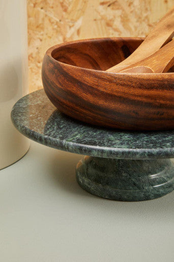 Acacia Wood Large Round Salad Bowl