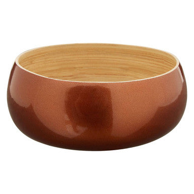 Gold Spun Bamboo Round Small Bowl