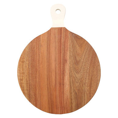 Large Chopping and Serving Board with Cream Handle