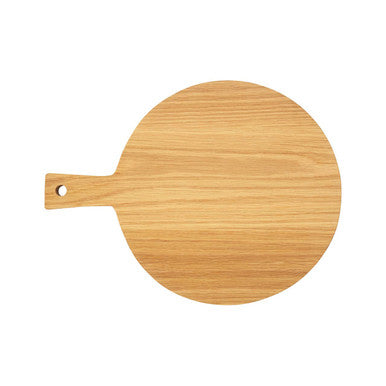 Round Oak Wood Paddle Chopping and Serving Board