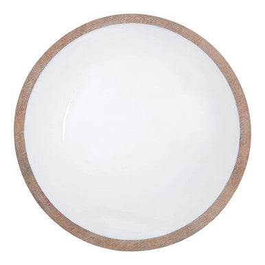 Mango Wood Round Serving Bowl