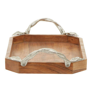 Acacia Wood Small Rectangular Tray