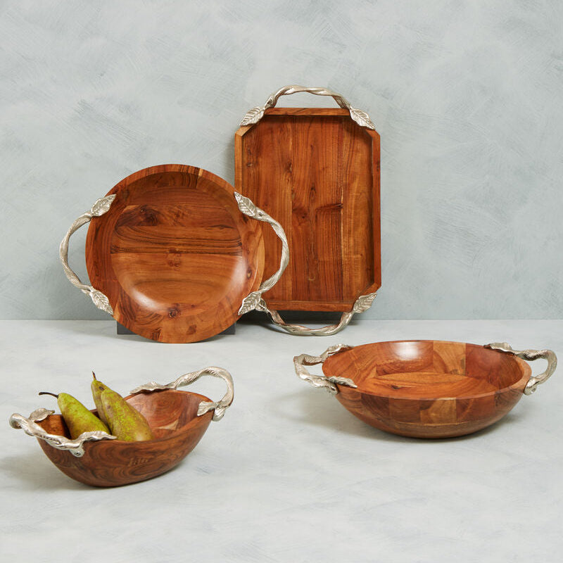 Acacia Wood Small Rectangular Tray