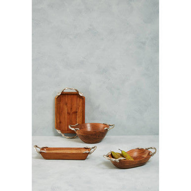 Acacia Wood Small Rectangular Tray