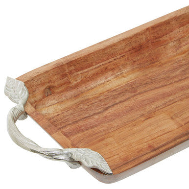 Acacia Wood Rectangular Bowl