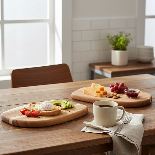 Acacia Set of 2 Serving and Chopping Boards
