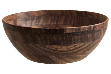 Large Round Sheesham Wood Salad Bowl