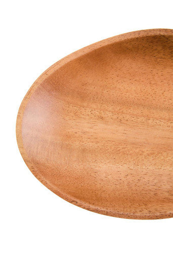 Acacia Wood Small Oval Plate