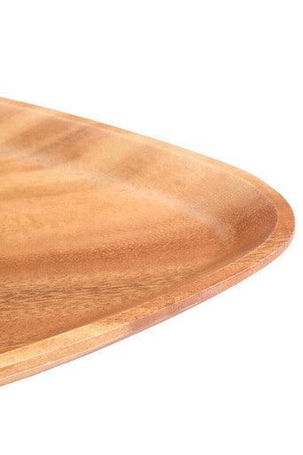 Acacia Large Curved Triangular Serving Dish