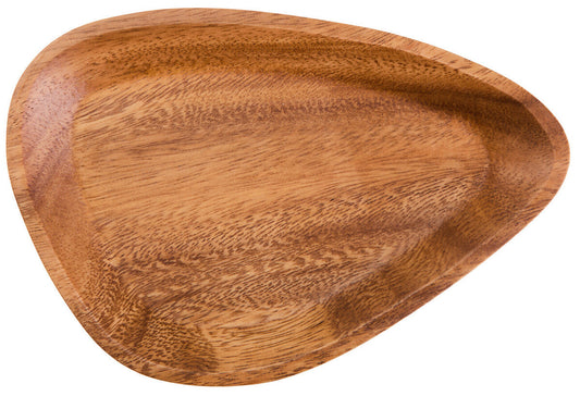 Acacia Small Curved Triangular Serving Dish