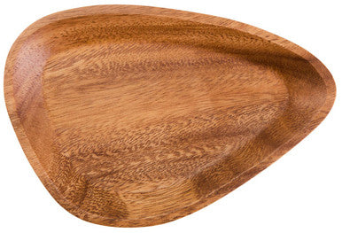 Acacia Small Curved Triangular Serving Dish
