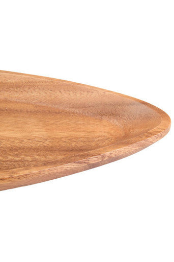 Acacia Small Curved Triangular Serving Dish