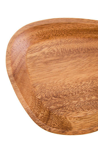 Acacia Small Curved Triangular Serving Dish