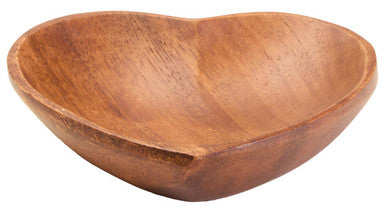 Acacia Heart Shape Serving Dish