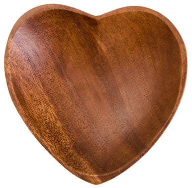 Acacia Heart Shape Serving Dish