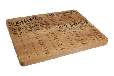 Rubberwood Conversion Table Chopping Board with Pennant Logo