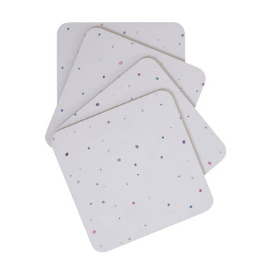 Set of 4 Speckled Square Coasters