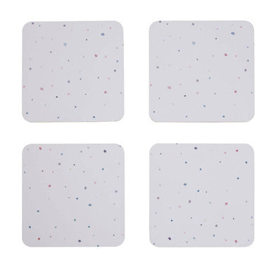 Set of 4 Speckled Square Coasters