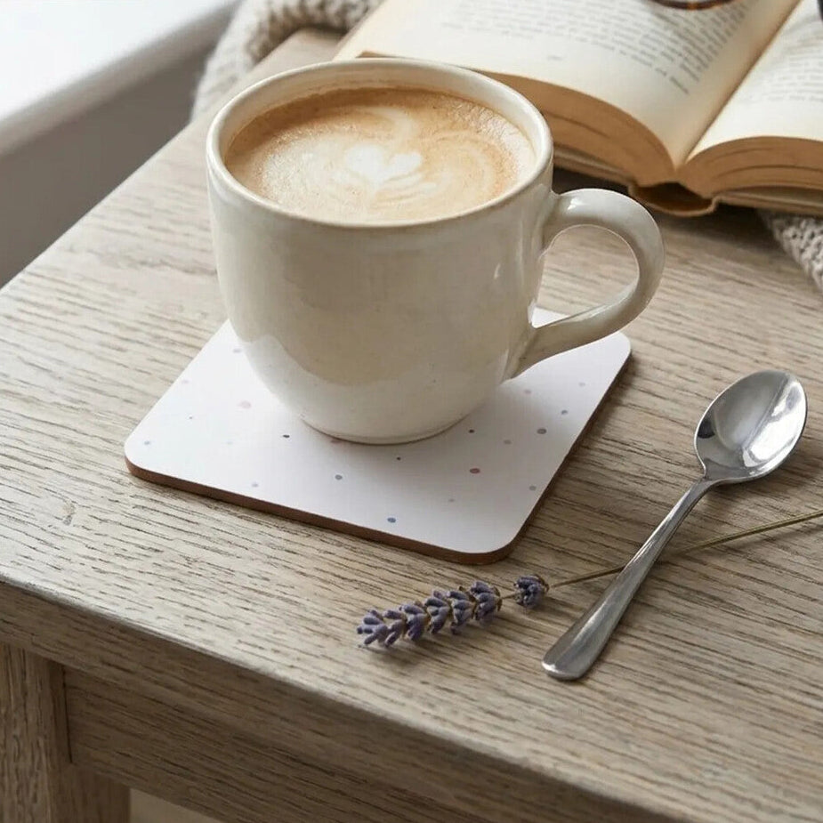 Set of 4 Speckled Square Coasters