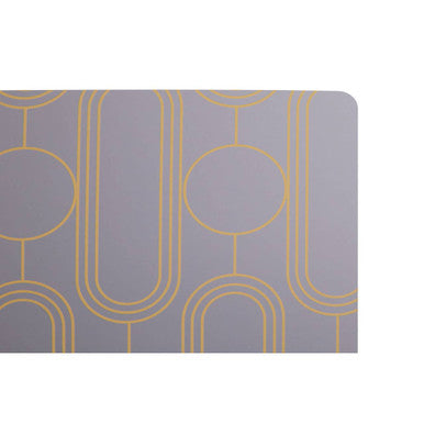 Set of 4 Lilac Art Deco Coasters