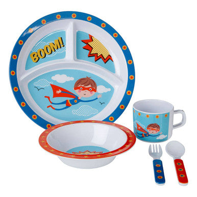 Kids Superhero Dinner Set