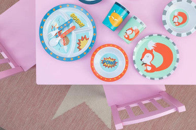 Kids Superhero Dinner Set