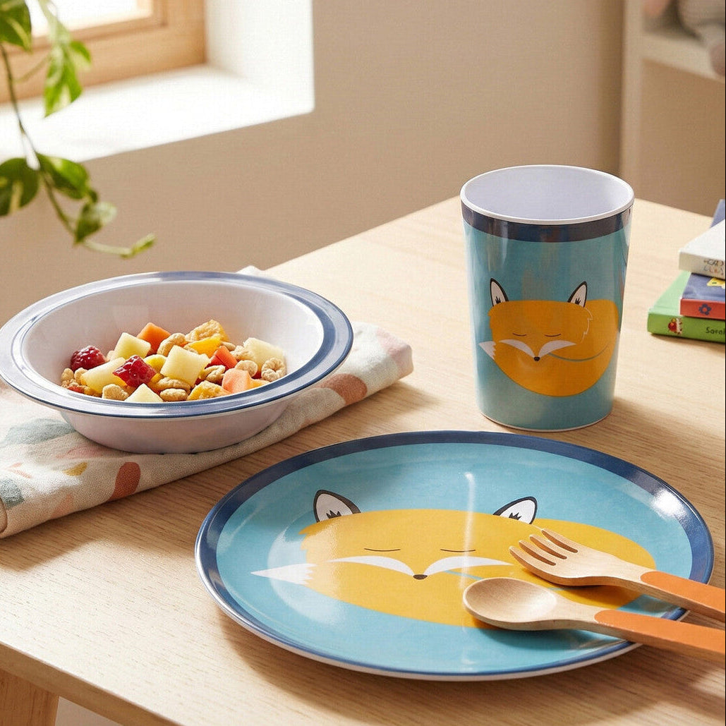 Kids Fox Dinner Set