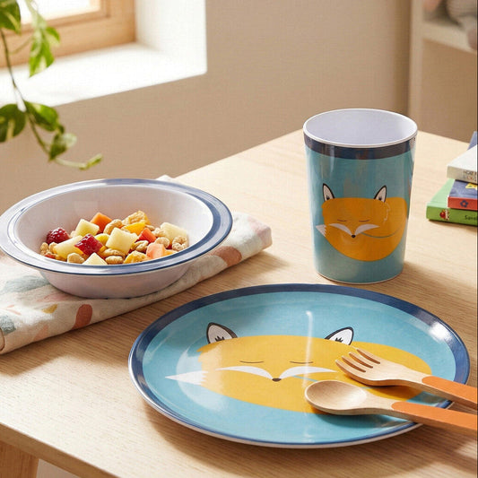 Kids Fox Dinner Set