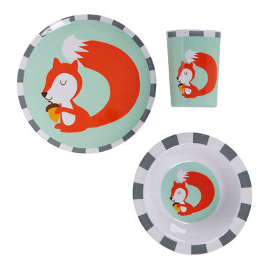 Kids Squirrel Dinner Set