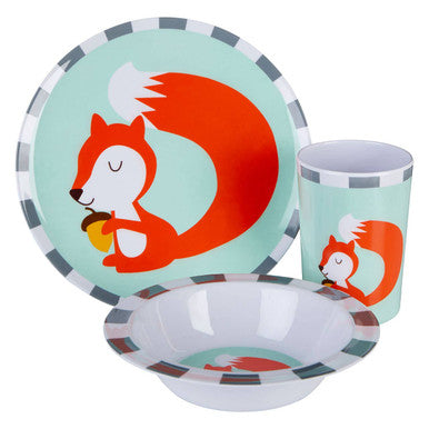 Kids Squirrel Dinner Set