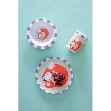 Kids Squirrel Dinner Set