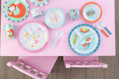 Kids Squirrel Dinner Set