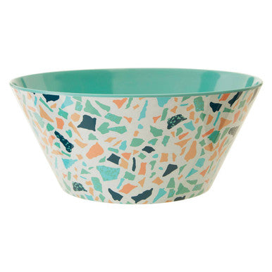 Terrazzo Pattern Melamine Salad Bowl
