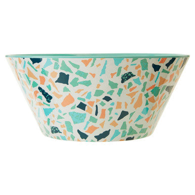 Terrazzo Pattern Melamine Salad Bowl