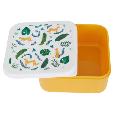 Set of 4 Palm Print Lunch Boxes